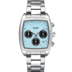 Cluse Metallarmband-Quartaut Chrono Silver - CW52005