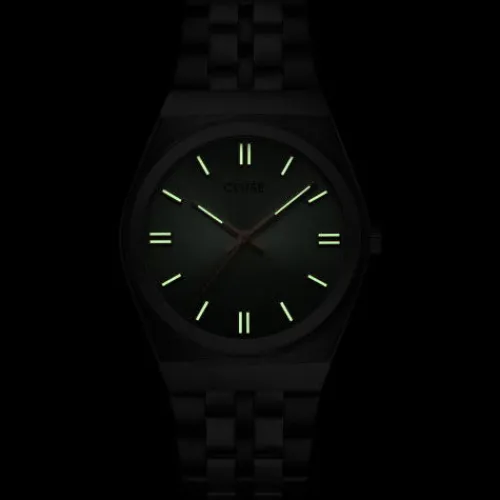 Cluse Metallarmband-Retro 70's Silver - CW35103