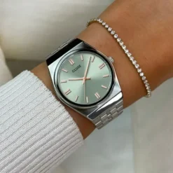 Cluse Metallarmband-Retro 70's Silver - CW35103