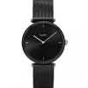 Cluse Metallarmband-Triomphe Mesh Black - CW0101208004