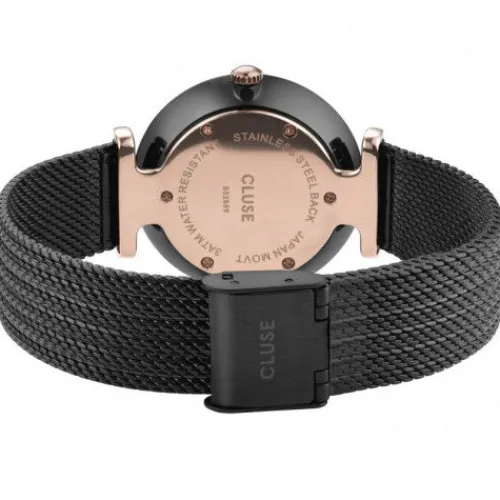 Cluse Metallarmband-Triomphe Mesh Black - CW0101208004
