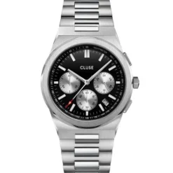 Cluse Metallarmband-Vigoureux Chrono Silver - CW20807