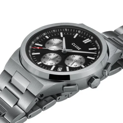Cluse Metallarmband-Vigoureux Chrono Silver - CW20807