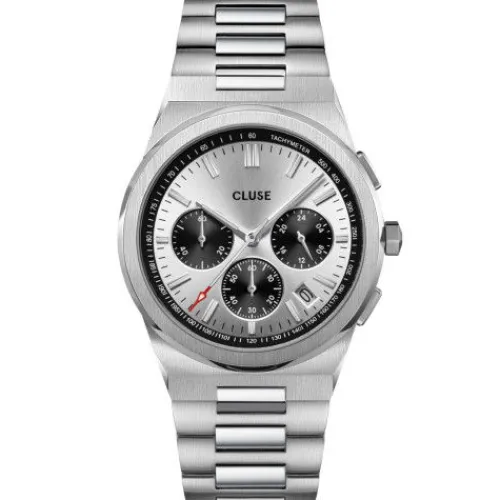 Cluse Metallarmband-Vigoureux Chrono Silver - CW20806