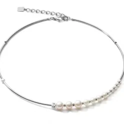 Coeur de Lion Halsketten-Asymmetrie Süsswasserperlen Halskette - 1102/10-1417