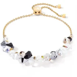 Coeur de Lion Armbänder-Dancing Crystals & Pearls Armband - 1124/30-1318