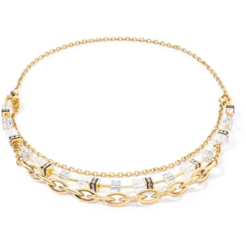 Coeur de Lion Halsketten-GeoCube Festive Layer Halskette - 4523/10-1416