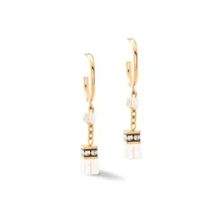 Coeur de Lion Ohrringe-GeoCube Festive Layer Ohrstecker - 4523/21-1416