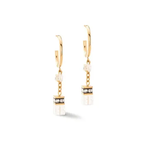 Coeur de Lion Ohrringe-GeoCube Festive Layer Ohrstecker - 4523/21-1416