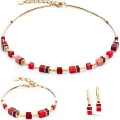 Coeur de Lion Schmuck Set-GeoCube Iconic Lite Set - 2800/50-0300