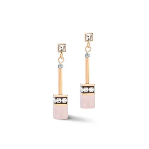 Coeur de Lion Ohrringe-GeoCube Iconic Nature Ohrstecker - 3035/21-1912