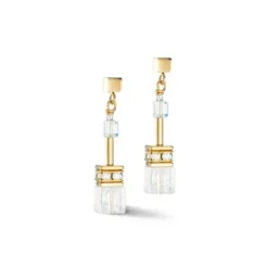 Coeur de Lion Ohrringe-GeoCube Iconic Nature Ohrstecker - 3018/21-1416