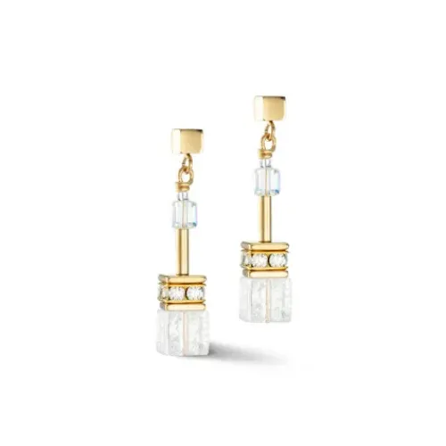 Coeur de Lion Ohrringe-GeoCube Iconic Nature Ohrstecker - 3018/21-1416