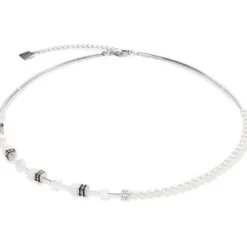 Coeur de Lion Halsketten-GeoCube Mini Fusion Pearls Halskette - 4087/10-1417