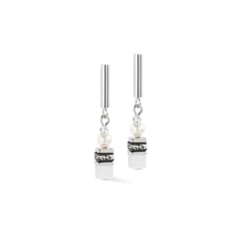 Coeur de Lion Ohrringe-GeoCube Mini Fusion Pearls Ohrstecker - 4087/21-1417