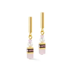 Coeur de Lion Ohrringe-GeoCube Mini Fusion Pearls Ohrstecker - 4087/21-1916