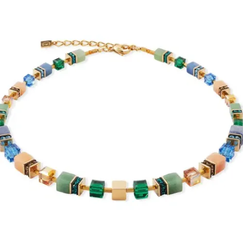 Coeur de Lion Halsketten-GeoCube Precious Statement Halskette - 3039/10-0551