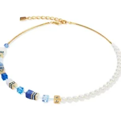 Coeur de Lion Halsketten-GeoCube Precious Fusion Pearls Halskette - 5086/10-0716