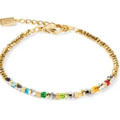 Coeur de Lion Armbänder-Golden Whisper Rainbow Armband - 4359/30-1516