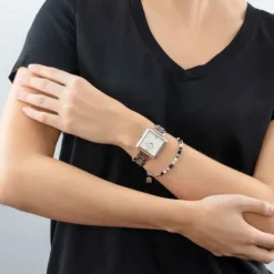 Coeur de Lion Metallarmband-Iconic Cube Spikes - 7660/74-1717