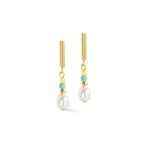 Coeur de Lion Ohrringe-Lagoon Pearl Ohrstecker - 4358/21-0522