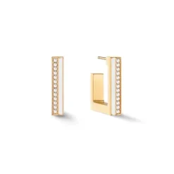 Coeur de Lion Ohrringe-Square Creolen - 0133/21-1416