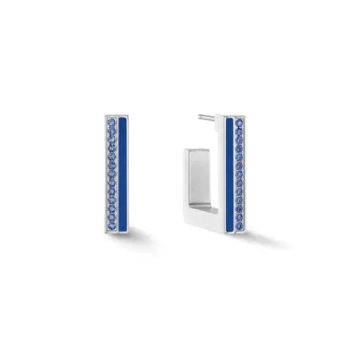 Coeur de Lion Ohrringe-Square Creolen - 0133/21-0717