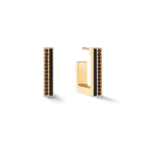 Coeur de Lion Ohrringe-Square Creolen - 0133/21-1316