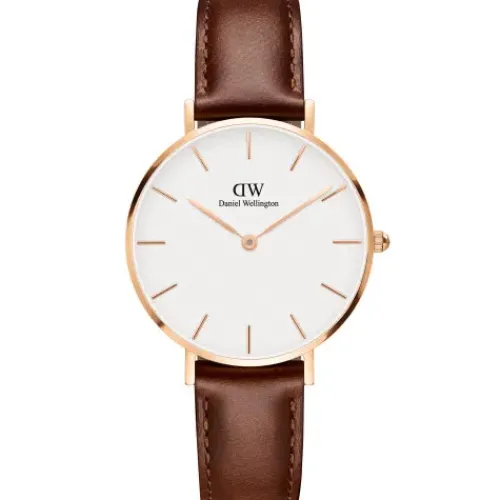Daniel Wellington Lederarmband-Classic Petite St. Mawes White Rose Gold