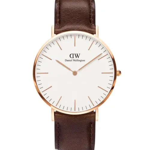 Daniel Wellington Lederarmband-Classic Bristol Rose Gold
