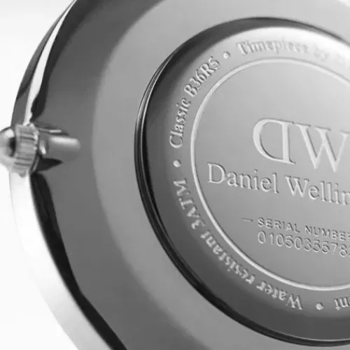 Daniel Wellington Lederarmband-Classic Sheffield Silver
