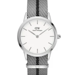 Daniel Wellington Textilarmband (Nato)-Iconic Nato Grey Black - DW00100679