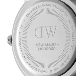 Daniel Wellington Textilarmband (Nato)-Iconic Nato Grey Black - DW00100679
