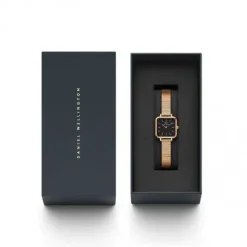 Daniel Wellington Metallarmband-Quadro Studio Rose Gold Black - DW00100518