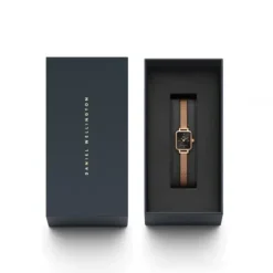 Daniel Wellington Metallarmband-Quadro Mini Melrose Onyx Rose Gold - DW00100647
