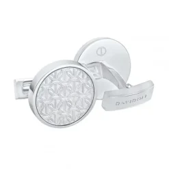 Davidoff Manschettenknöpfe-Icon Cufflinks Round Silver