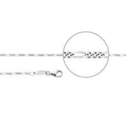Der Kettenmacher Halsketten-Figaro Halskette Silber