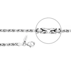 Der Kettenmacher Armbänder-Königsarmband Silber Diamantiert