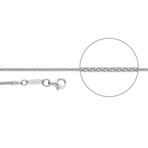Der Kettenmacher Halsketten-Koreanerkette Silber