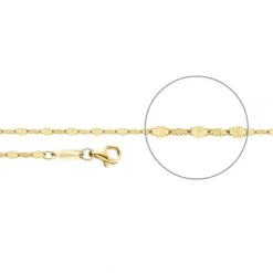 Der Kettenmacher Halsketten-Plättchenkette Gold