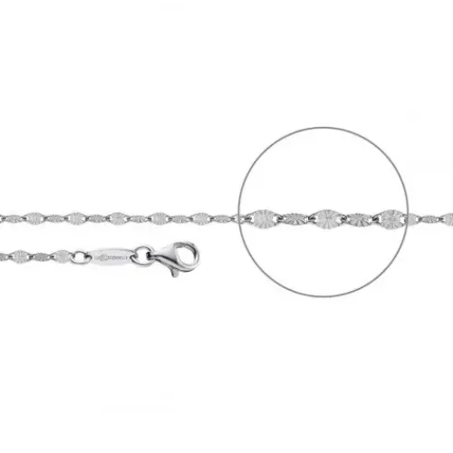 Der Kettenmacher Halsketten-Plättchenkette Silber