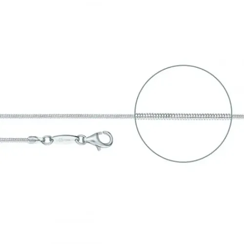 Der Kettenmacher Halsketten-Torokette Silber Diamantiert