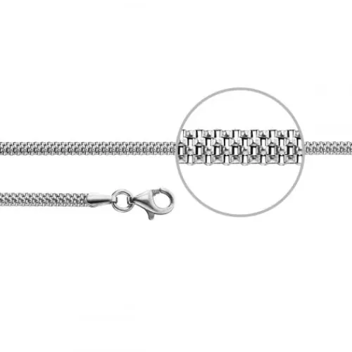 Der Kettenmacher Armbänder-Tulipanoarmband Bombiert Silber