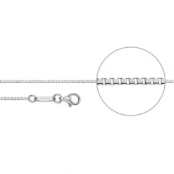 Der Kettenmacher Halsketten-Venezianerkette Silber Diamantiert