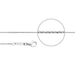 Der Kettenmacher Halsketten-Zopf Halskette Silber