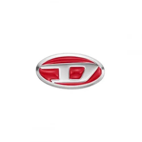 Diesel Ohrringe-Oval D Logo Einzel Ohrstecker - DX1443040