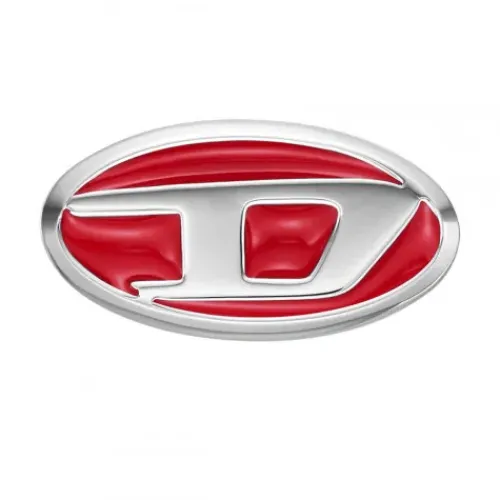 Diesel Ohrringe-Oval D Logo Einzel Ohrstecker - DX1443040