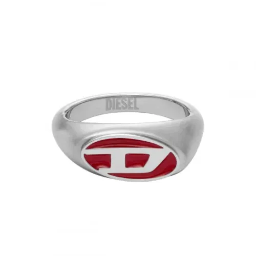 Diesel Ringe-Oval D Logo Ring - DX1444040