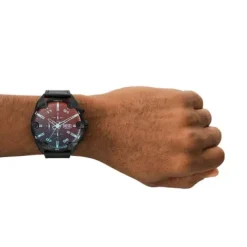 Diesel Lederarmband-Spiked Chronograph - DZ4667