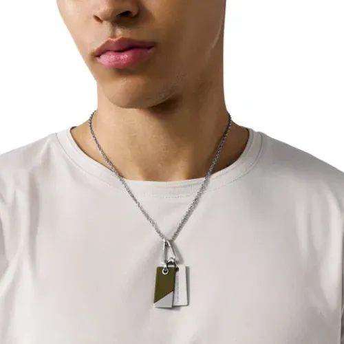 Emporio Armani Halsketten-Eagle Logo Halskette - EGS3179040